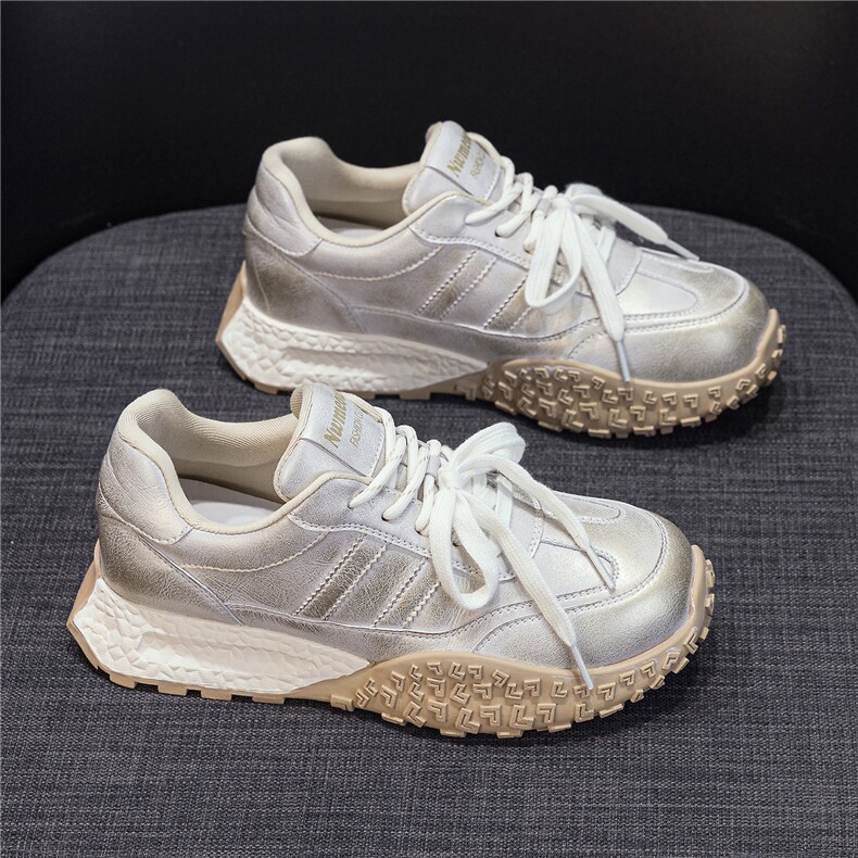 厚底小白鞋女2025年春秋季新款百搭女鞋休闲潮鞋，女鞋休闲鞋，电商A223