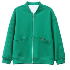 时尚休闲开衫棒球卫衣女宽松显瘦百搭外套春季新款韩版学生上衣，女装卫衣/绒衫，依恋蒂丝