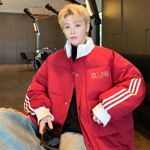 ！2025秋冬新款男士潮牌立领棉衣百搭情侣棉服外套MY206特P80图片