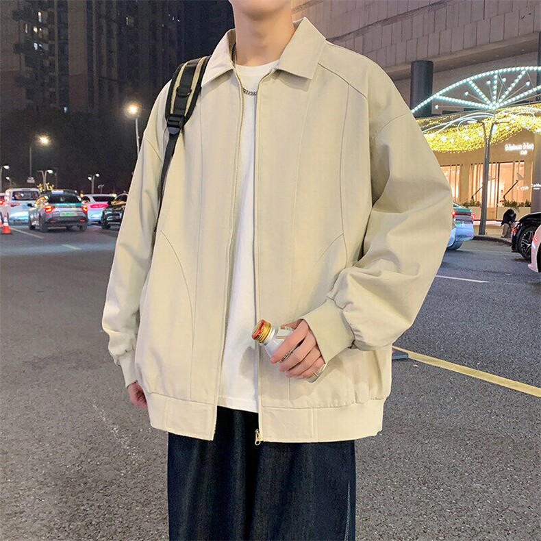 2025春季新款水洗棉夹克男青少年学生潮流外套,男装夹克,星座1206（原A206）