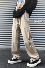 XZ616秋季新款防水冲锋裤拉链设计感休闲长裤TY936P45控58，男装休闲裤，星座512A（原616）