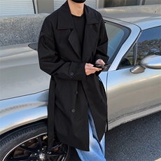 2025秋季新款双排扣风衣男长款上衣外套DSA157B-J2525-P108现货，男装风衣，电商A157B