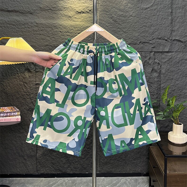 夏季短裤男潮流休闲五分裤宽松沙滩裤速干无差价，男装牛仔裤，星座505-2（原电商A260-1)