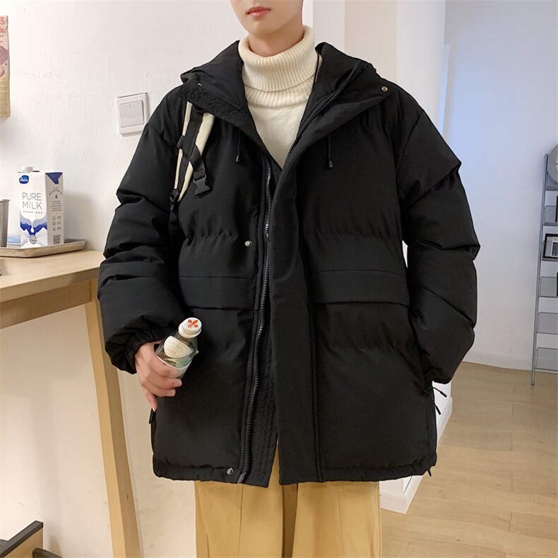 港风2026新品冬季宽松情侣装男装棉衣棉服冬装加厚外套D002-P105,男装棉衣,星座717