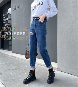 新款基础萝卜裤图片
