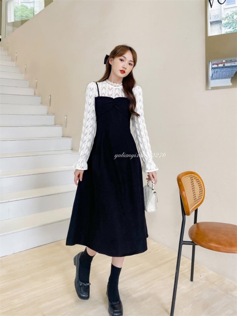 秋冬新品连衣裙，女装连衣裙，雨恋依香(1F)