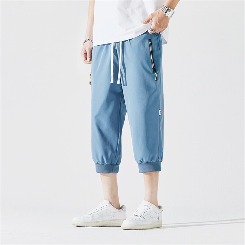 2025夏季新款男士七分裤时尚休闲马裤潮流男裤子KZ1070-P28,男装休闲裤,星座217-4
