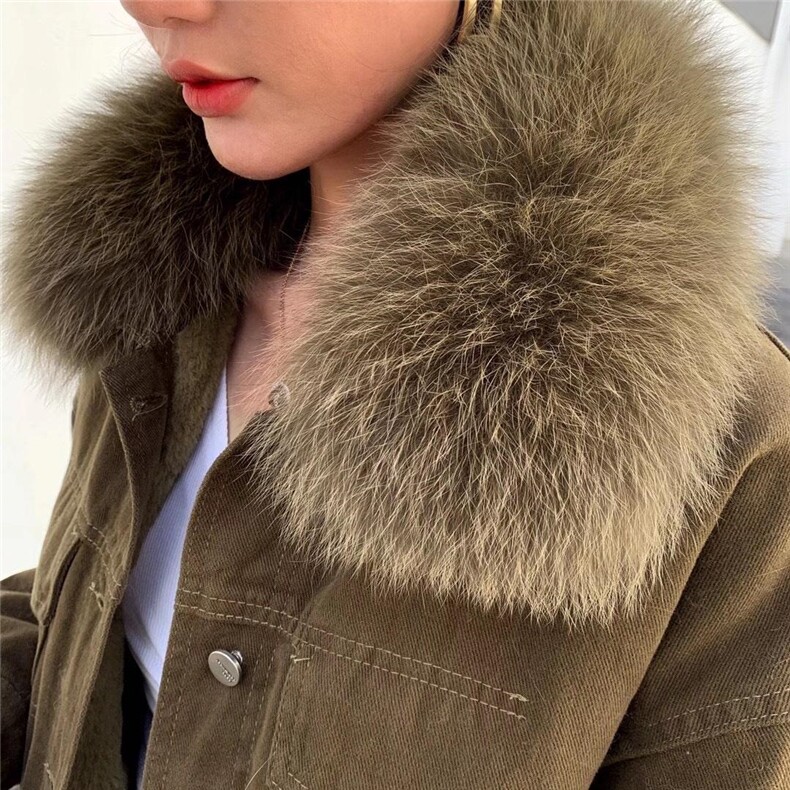 冬款派克狐狸毛领，其它，雪儿诱惑