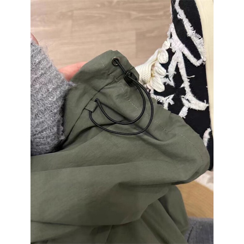 【网图】军绿色速干工装裤男女夏季薄款伞兵冲锋裤KZ31WW-特P48,男装工装外套,星座1007（原301D）