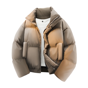 2025冬季新款立领保暖防风防水棉衣面包服外套男女同款XY2514-P80图片