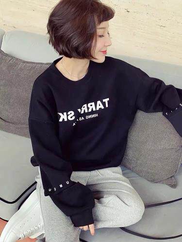 时尚休闲卫衣，女装卫衣/绒衫，简单小珍