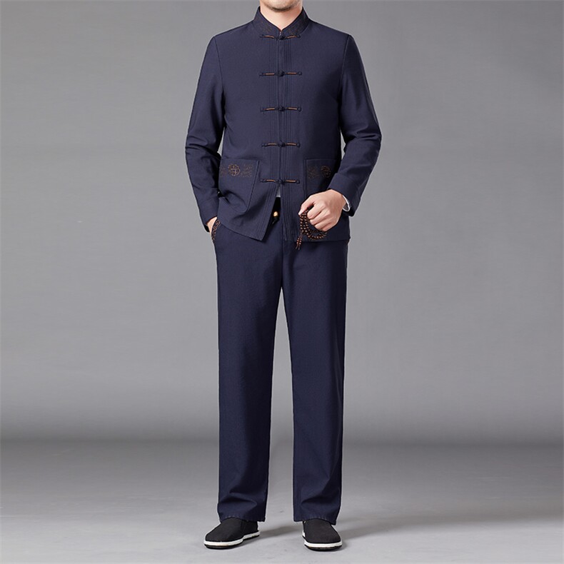 BAMJ-7108R钱塘2020-2中年男士春秋商务休闲简约套装货稳P235,男装休闲套装,钱塘207-2