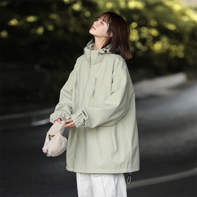 815A-MJ78342-68特春秋装新款斜拉链登山服三防冲锋衣外套女模,男装夹克,星座815A