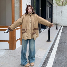 25冬新款皮毛一体棉服5557-P225-K338，女装棉衣/棉服，2C305