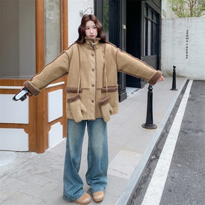 25冬新款皮毛一体棉服5557-P225-K338图片