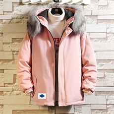 MM48061-P130冬季大毛领棉衣男士大码加厚棉袄男棉服砖墙，男装棉衣，电商A040A