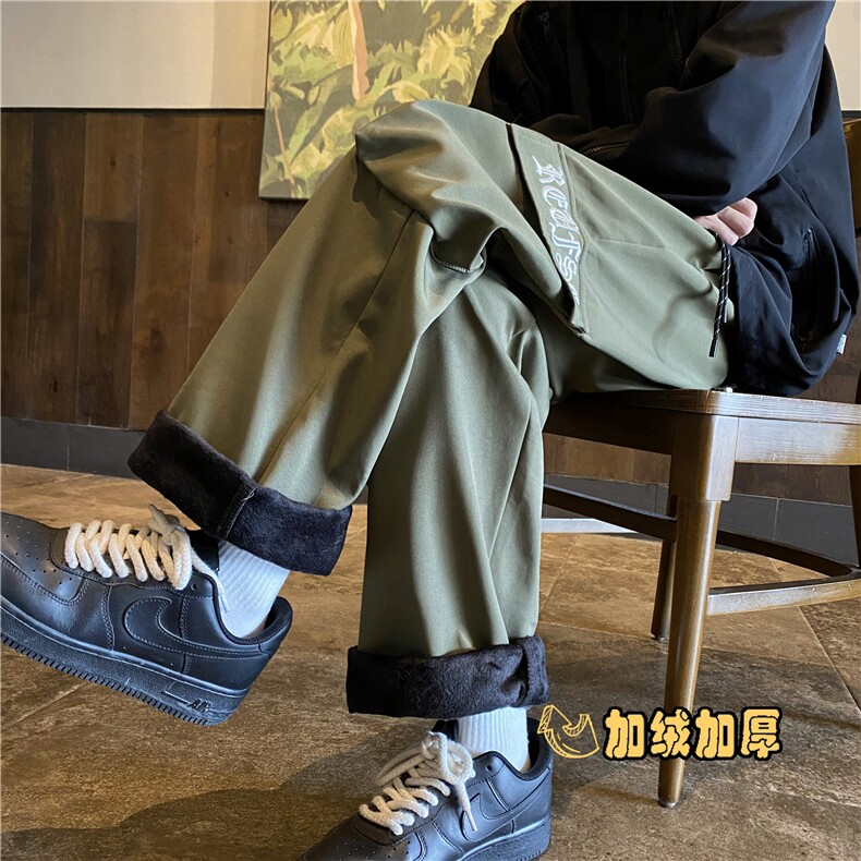 2025冬季新款加绒保暖机能工装口袋冲锋裤B315-K23523JR-p60控78,男装休闲裤,电商B315