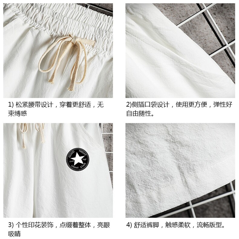 YD33008-P25亚麻短裤男大码棉麻五分裤男中裤沙滩裤网格挂拍,男装休闲裤,电商A040A
