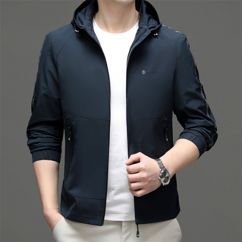M603-108钱塘2020-3春季新款男士时尚连帽夹克休闲百搭外套P100,男装夹克,钱塘207-3