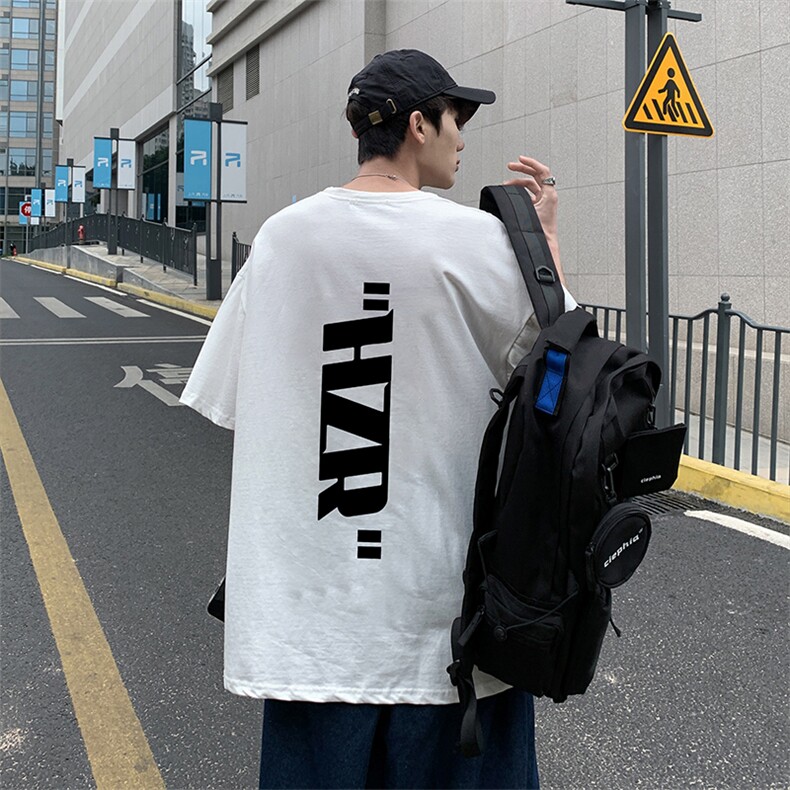 DX17002-P20纯棉短袖t恤男大码半袖打底衫宽松体恤衫港风,男装T恤,电商A040