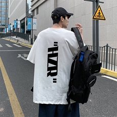 DX17002-P20纯棉短袖t恤男大码半袖打底衫宽松体恤衫港风，男装T恤，电商A040
