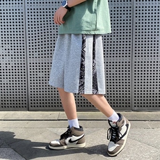 腰果花休闲运动短裤男大码宽松五分裤男大裤衩A071-6613-P30，男装休闲裤，电商A071