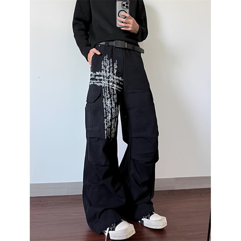 百搭原宿流行日系简约文艺新款牛仔裤气质潮流ins慵懒NK7138，男装牛仔裤，星座1116A（原606A-3）