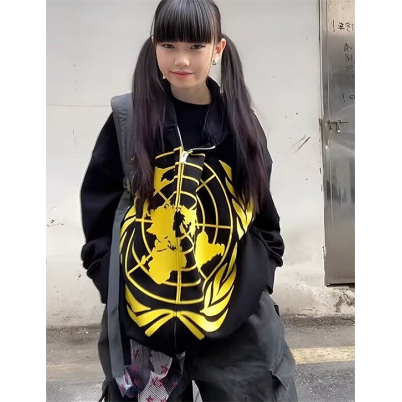 流行连帽卫衣女百搭日系潮流气质简约文艺时尚慵懒新款WY07,男装卫衣,星座1116A（原606A-3）