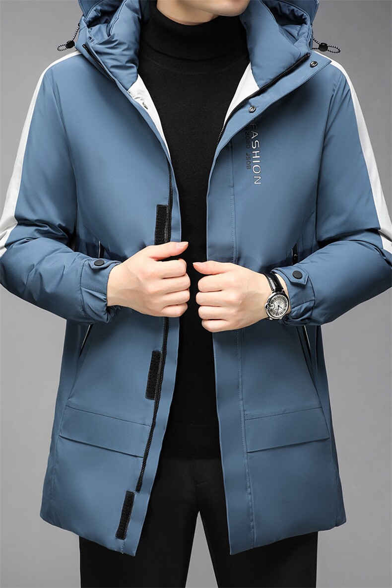 羽绒服男中长款潮流21新款男士连帽防寒保暖冬装外套GR69018-P310,男装羽绒服,电商B212（原钱塘6029）