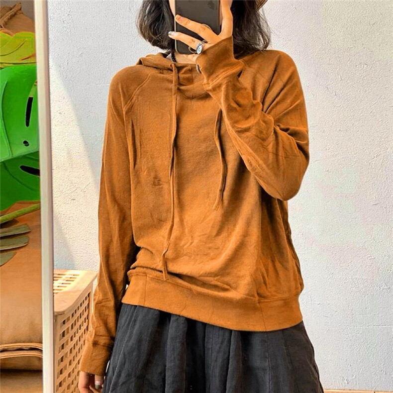 冬季新款磨毛卫衣，女装卫衣/绒衫，月光水岸