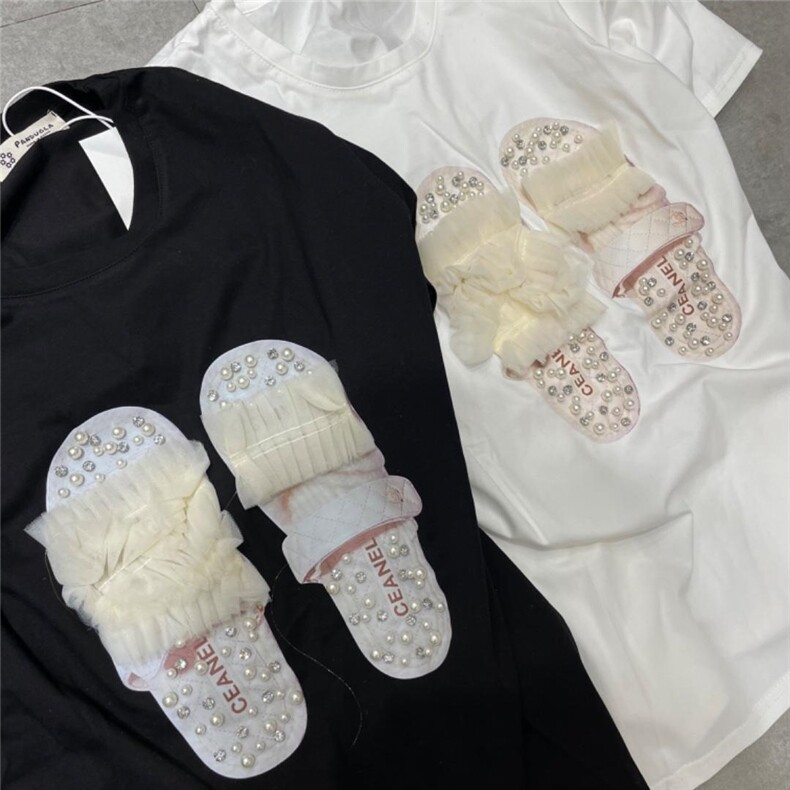 2022/夏装/短袖T恤NEW，女装T恤，潘朵拉