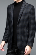 AL2108男士2023年秋季新款长袖西服外套羊毛呢西装P290，男装毛呢大衣，电商B360
