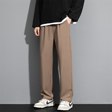 217-2-K2426-P45春季新款垂感小西裤男大码直筒西装裤休闲裤，男装西裤，星座217-2