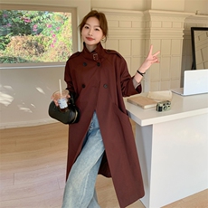现?货?春款时尚休闲复古风衣2D151-2501-P175-K258，女装风衣，2D151