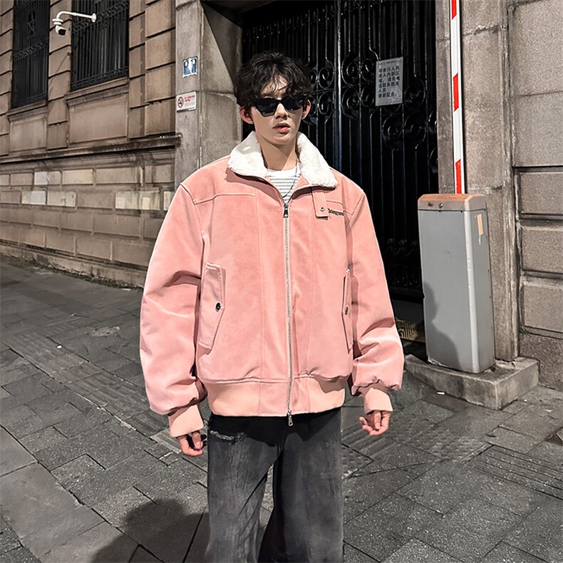 405A  美式高街大毛领短款棉衣座山雕棉服   MY25803-特批95控178图片