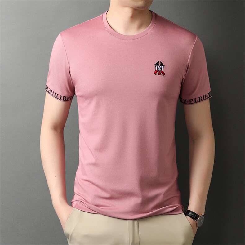 父亲衣服夏季爸爸装短袖T恤男新款中老年男装上衣中年男士薄款,男装T恤,电商B212（原钱塘6029）
