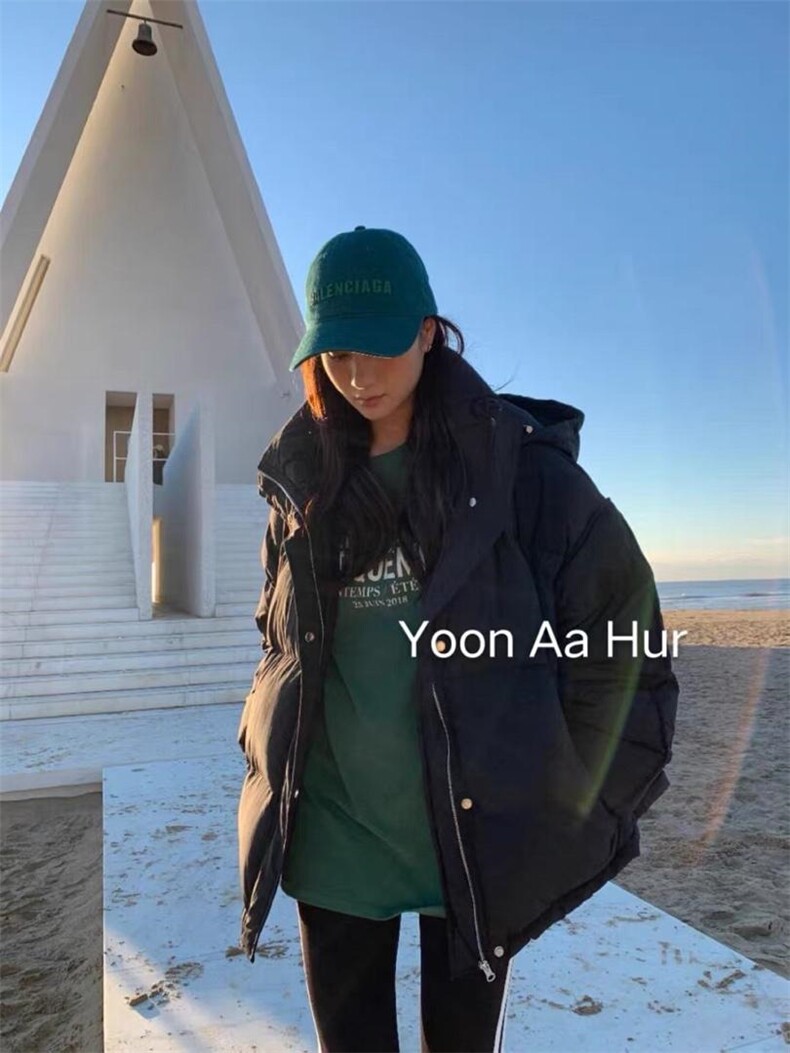 韩版面包服羽绒服，女装羽绒服，玩美