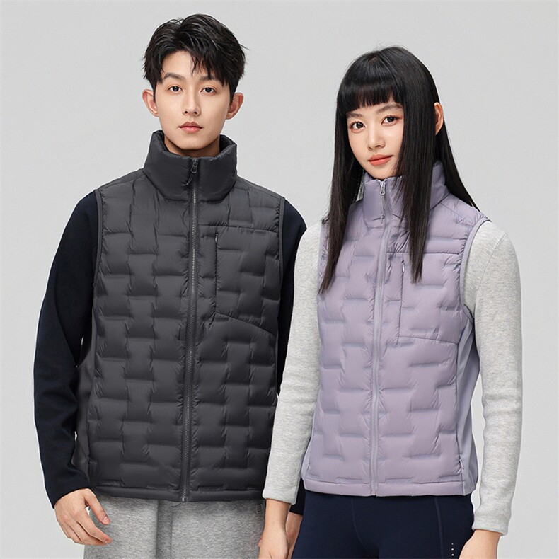 2025新款90绒子轻薄情侣装羽绒服秋冬男女款休闲轻薄羽绒服马甲,男装羽绒服,钱塘723