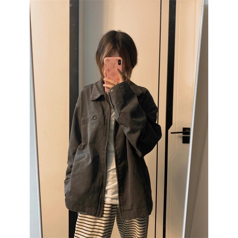 【有货】底特律夹克男款春秋美式水洗做旧短款工装外套Y188CC-P75,男装夹克,星座1007（原301D）