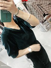 秋冬新款现货，丝绒白搭上衣+经典皮半裙整套更搭 上衣S-3X，女装半身裙，艺尚丽人