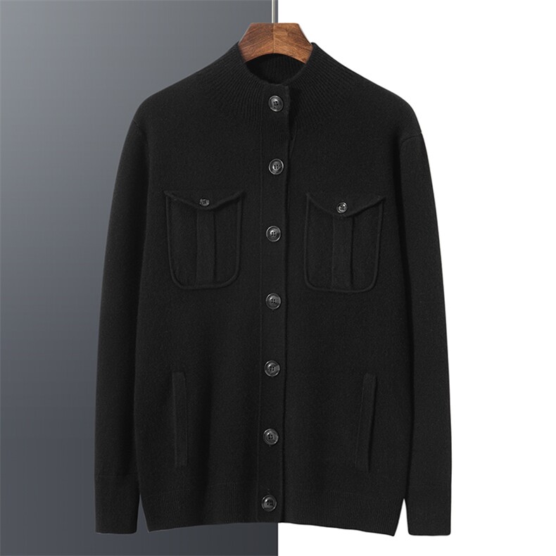 2024秋冬新款山羊绒男士夹克羊绒外套，男装羊绒套衫，曼云男装羊绒