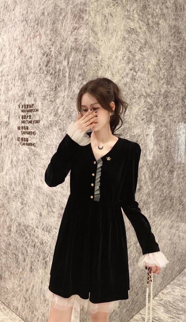 气质女人味连衣裙，女装连衣裙，柏多伊俪