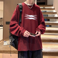 抖音得物供货量大从优可提供视频美式长袖T恤CT736特P25，男装T恤，电商A486-1
