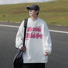 2024春季新款cityboy大码圆领印花卫衣M-5XHW22327-特P35，男装卫衣，电商A022