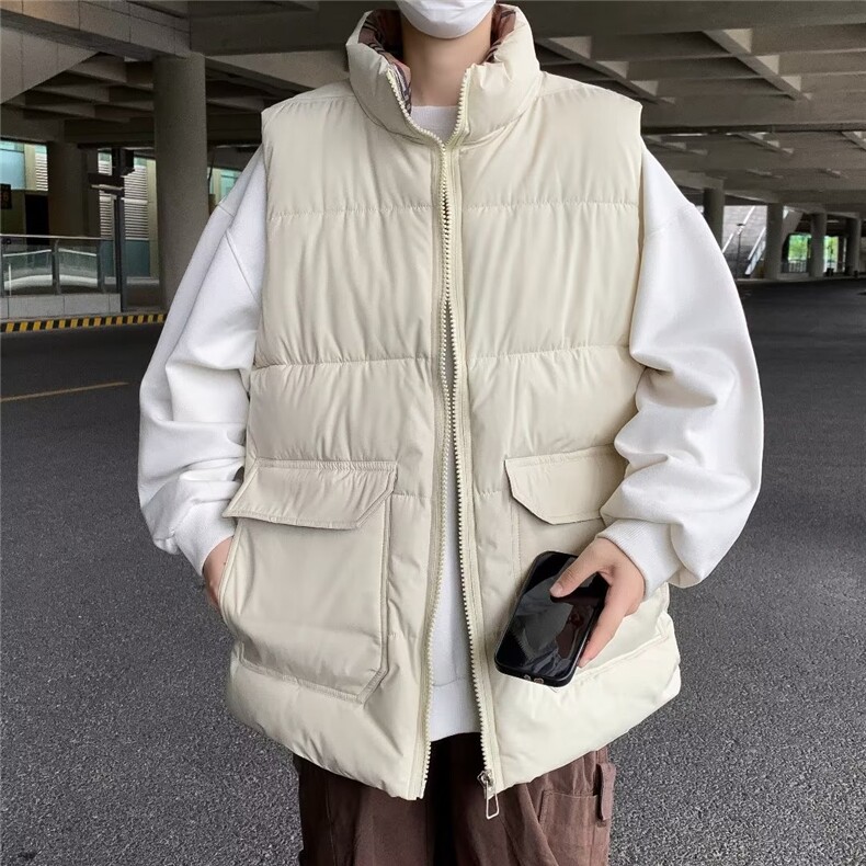 美式工装棉马甲男冬情侣加厚保暖背心马夹外穿坎肩棉衣AL001-P68,男装背心/马甲,星座1109-3