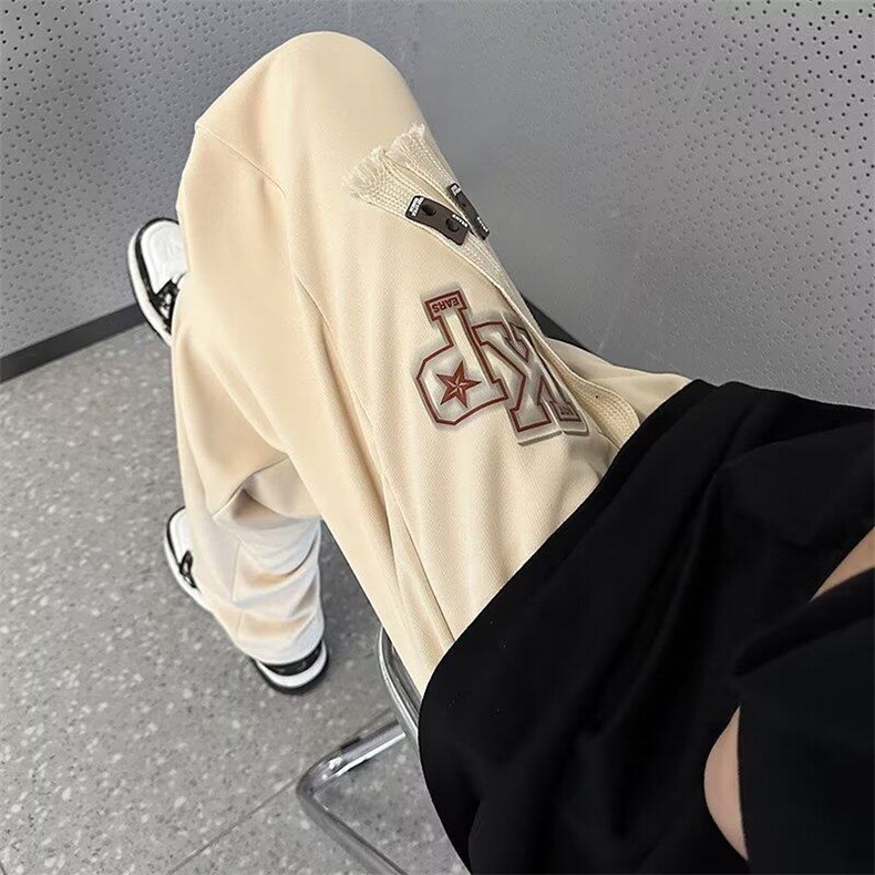 男潮流复古慵懒风直筒宽松男长裤休闲裤KK296-P30,男装休闲裤,星座911-3