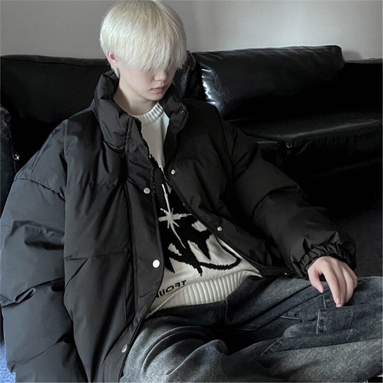 美式高街大口袋立领棉衣外套面包服109特P95,男装棉衣,电商A309