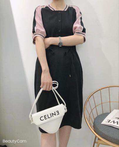 【现货】时尚运动风连衣裙，女装连衣裙，麦丝尚