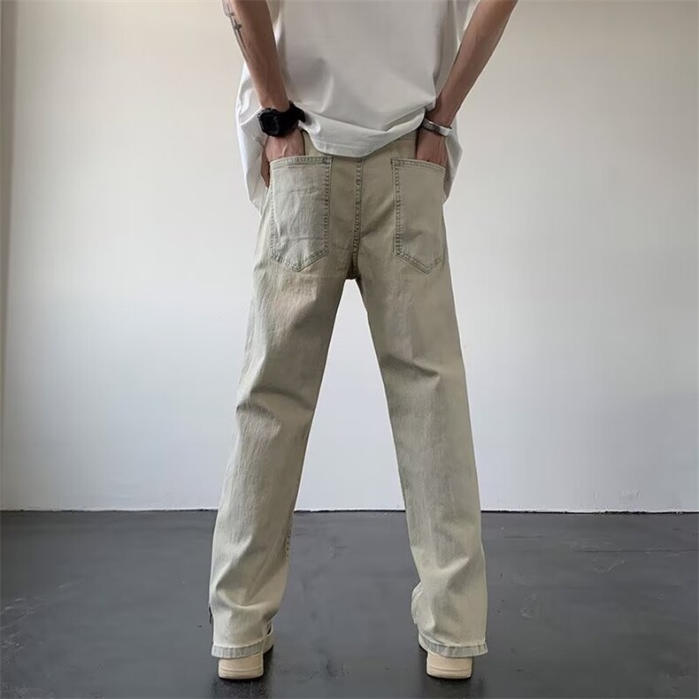 慵懒直筒夏季新款男潮流牛仔裤原宿气质时尚K679P38,男装牛仔裤,星座1116-2