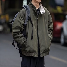 1506/QW20610/P58春秋痞帅外套男ins高街潮牌韩版潮流宽松夹克，男装夹克，星座1506
